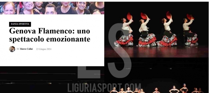 "CALLE HUMANIDAD" - RECENSIONE DI LIGURIASPORT.COM -  ASD Genova Flamenco